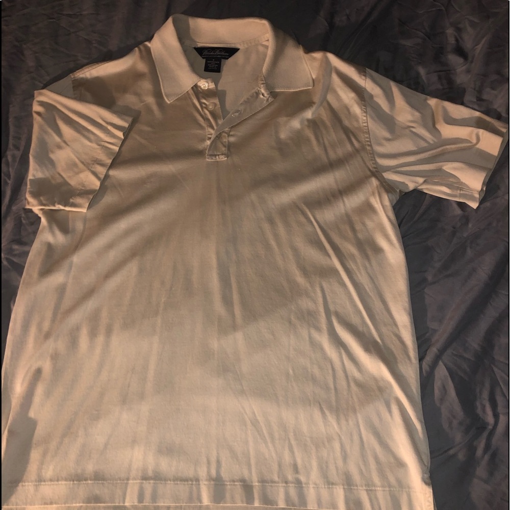 Brooks Brothers performance knit polo shirt. Med